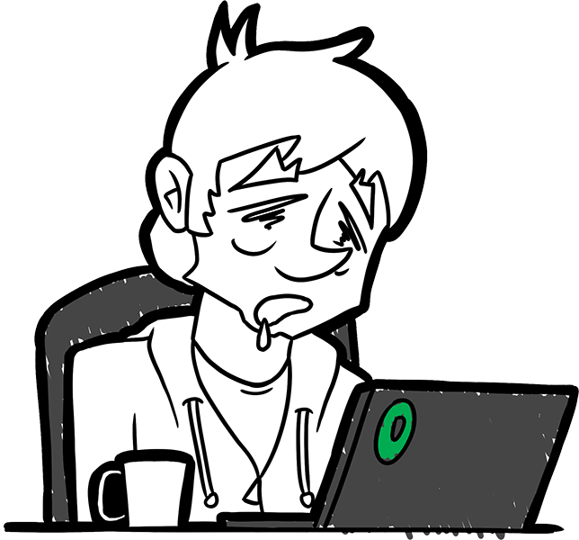 Pictured: A very, very tired man.